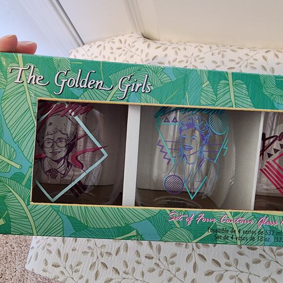 The Golden Girls Contour Glass Set - Picture 4 of 10